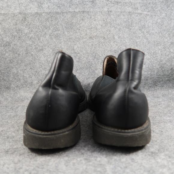 Work America Shoes Mens 10.5 EE Slip On Moc Low Boot Black Leather Eva Tech Sole main image 6